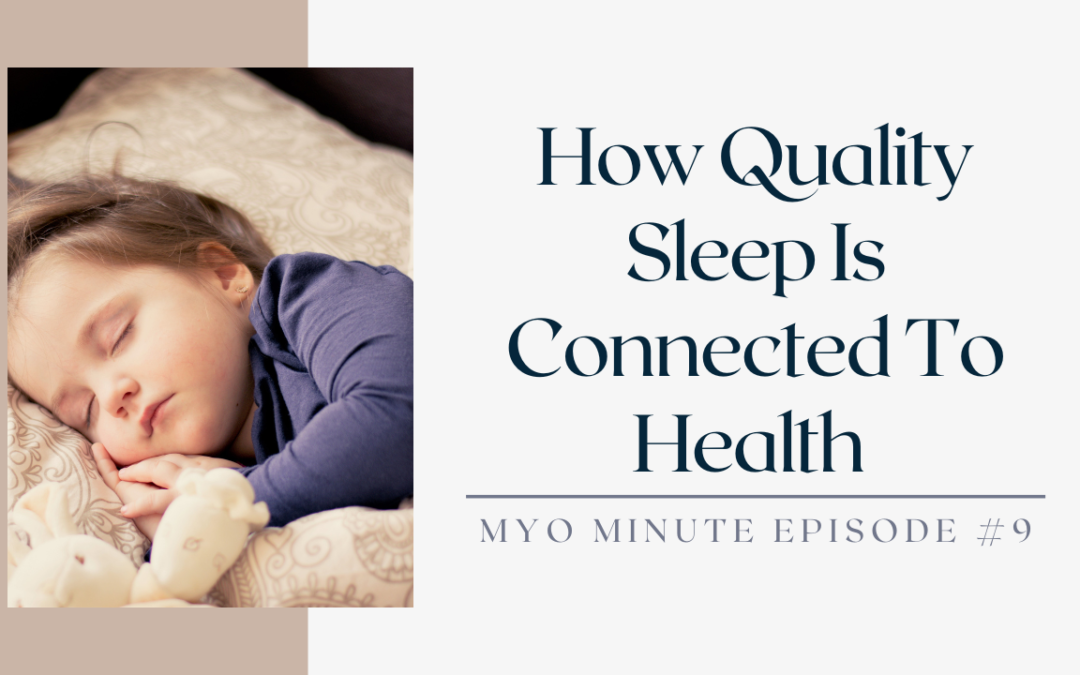 quality sleep is connected to health with a child sleeping soundly while nasal breathing with mouth and lips closed