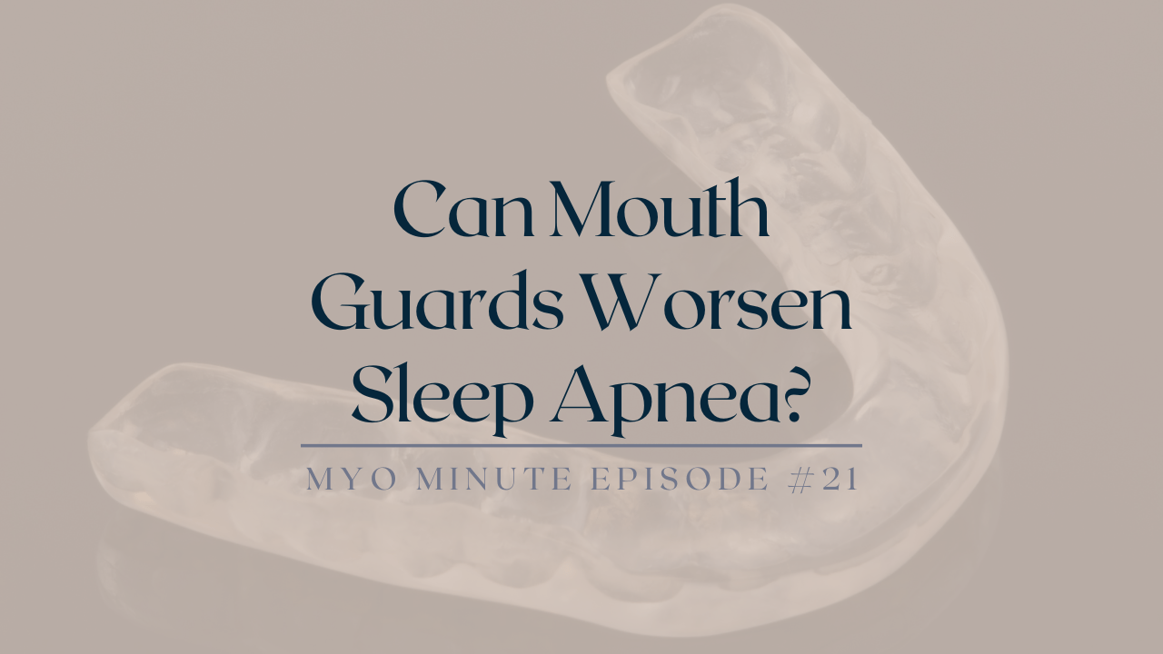 mouth guard with can mouth guards make sleep apnea worse title in blue